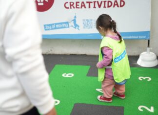 Se inauguró en el Jardín n°8 de Vicente López el primer patio adaptado Joy of moving