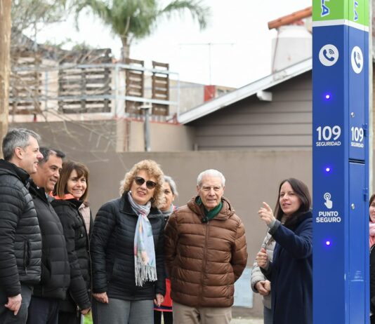 Vicente López ya instaló 204 Puntos Seguros para combatir el delito y asistir a los vecinos en casos de emergencias