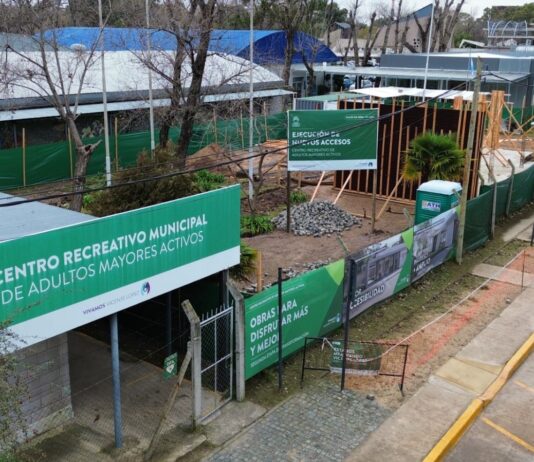 Vicente López avanza con la segunda etapa de renovación del Centro Recreativo de Adultos Mayores