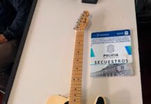 San Isidro: un hombre encontró su guitarra Fender robada en las redes y el sistema de seguridad armó un operativo cerrojo para recuperarla