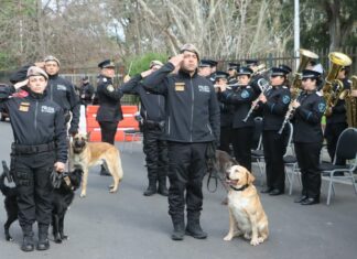 La Policía de la Ciudad celebró el aniversario de la División Perros e inauguró un nuevo centro de crianza y entrenamiento