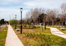 Avanzan las obras del nuevo parque público de Boulogne Teniente Estévez