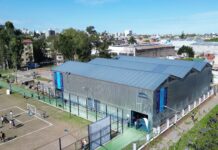 Fernando Moreira inauguró el nuevo espacio multideportivo del Parque José Hernández