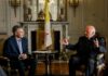 Primer encuentro de Jorge Macri con el nuevo nuncio apostólico Michael Wallace Banach, con el foco en la visita del Papa