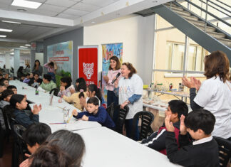 El Municipio de Tigre acompañó la creación de un mural colectivo en el Hospital Materno Infantil “Dr. Florencio Escardó”