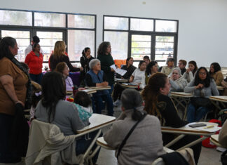 Se entregaron certificados del programa de formación «Emprendedoras Rodantes» destinado a vecinas del Municipio de Tigre