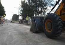 Avanza la construcción del puente sobre el Camino Benavídez-Bancalari para mejorar la circulación de los vecinos del Municipio de Tigre