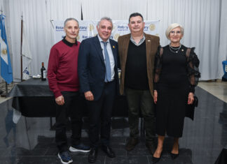 El Rotary Club de General Pacheco celebró el 58° aniversario con la presencia del intendente Julio Zamora