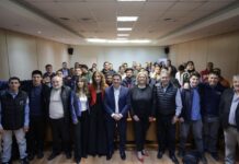 En Haedo, Marinucci cerró una capacitación en seguridad vial para choferes profesionales