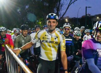 Con Scaloni como protagonista, miles de ciclistas corrieron por las avenidas y autopistas porteñas en el Gran Fondo Buenos Aires