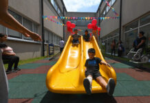 En el marco de los 10 años del Hospital Materno Infantil, el Municipio de Tigre inauguró una plazoleta de juegos en el nosocomio