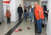 En el CUT, Julio Zamora supervisó el desarrollo de la Escuela Municipal de Tecnología y Robótica