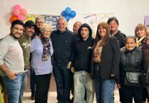 Julio Zamora acompañó el séptimo aniversario del Centro de Jubilados Fortaleza Bancalari