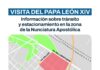 Operativo en el perímetro de seguridad en la Nunciatura Apostólica por la visita del papa León XIV